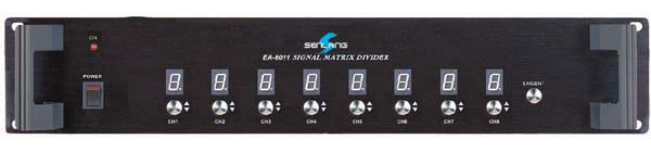 “轻松E代广播系列”智能多分广播音频信号矩阵器 SM-8011